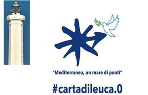 Il logo dell'iniziativa con il faro simbolo di Santa Maria di Leuca